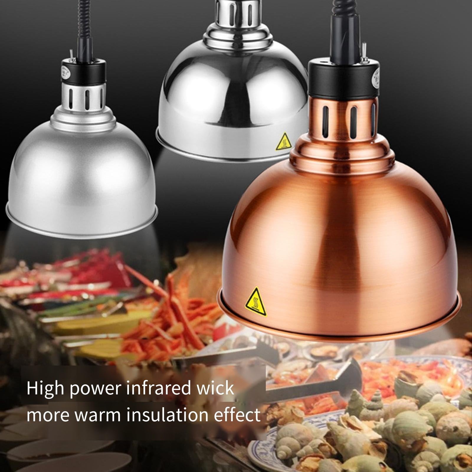 Lampada per la conservazione del calore degli alimenti, Lampada per la conservazione del calore del buffet degli alimenti,E