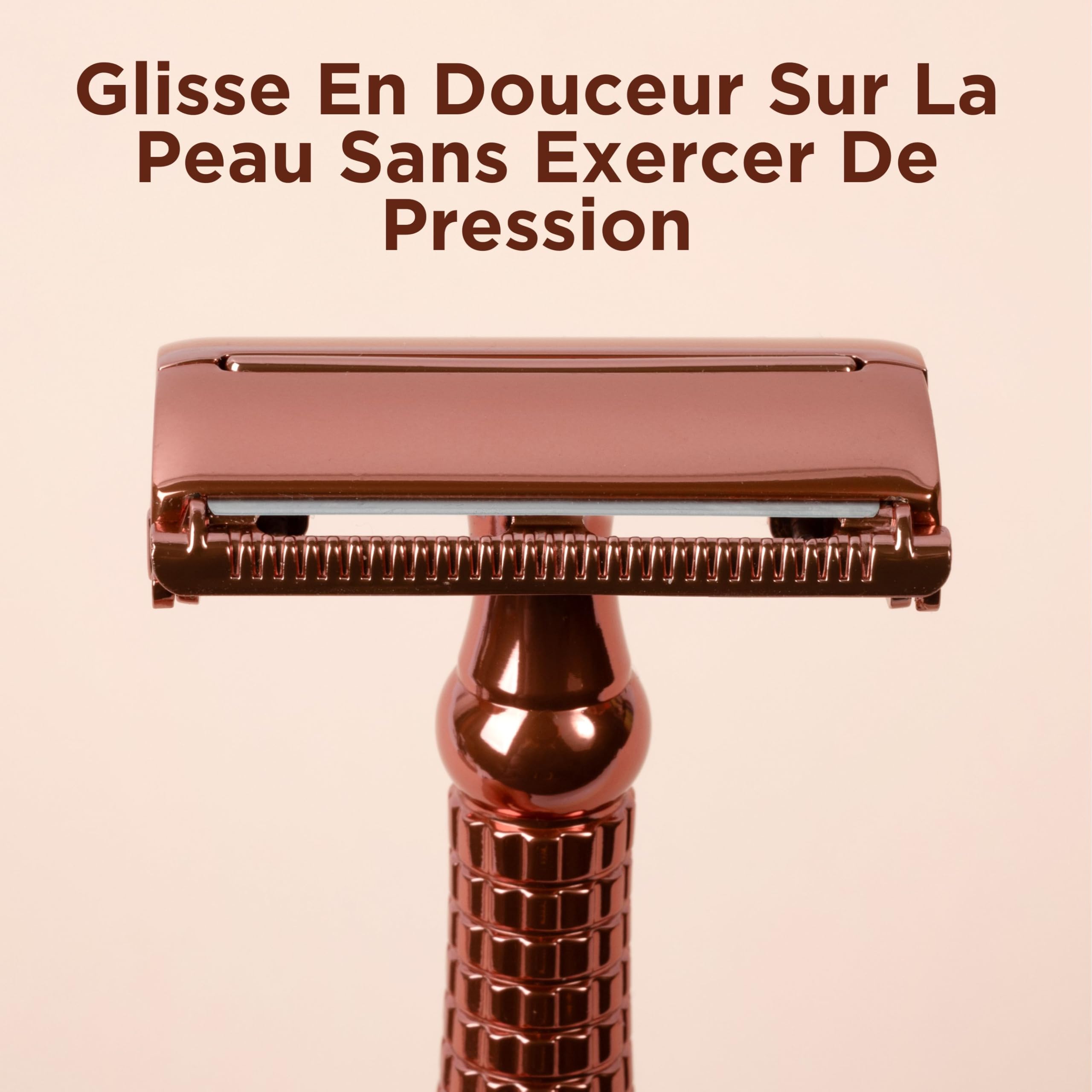 Wilkinson Sword Intuition Rose Gold rasoir pour femmes, pour la routine de soin, pack contenant 1 manche de rasoir réutilisable et 10 lames de rechange