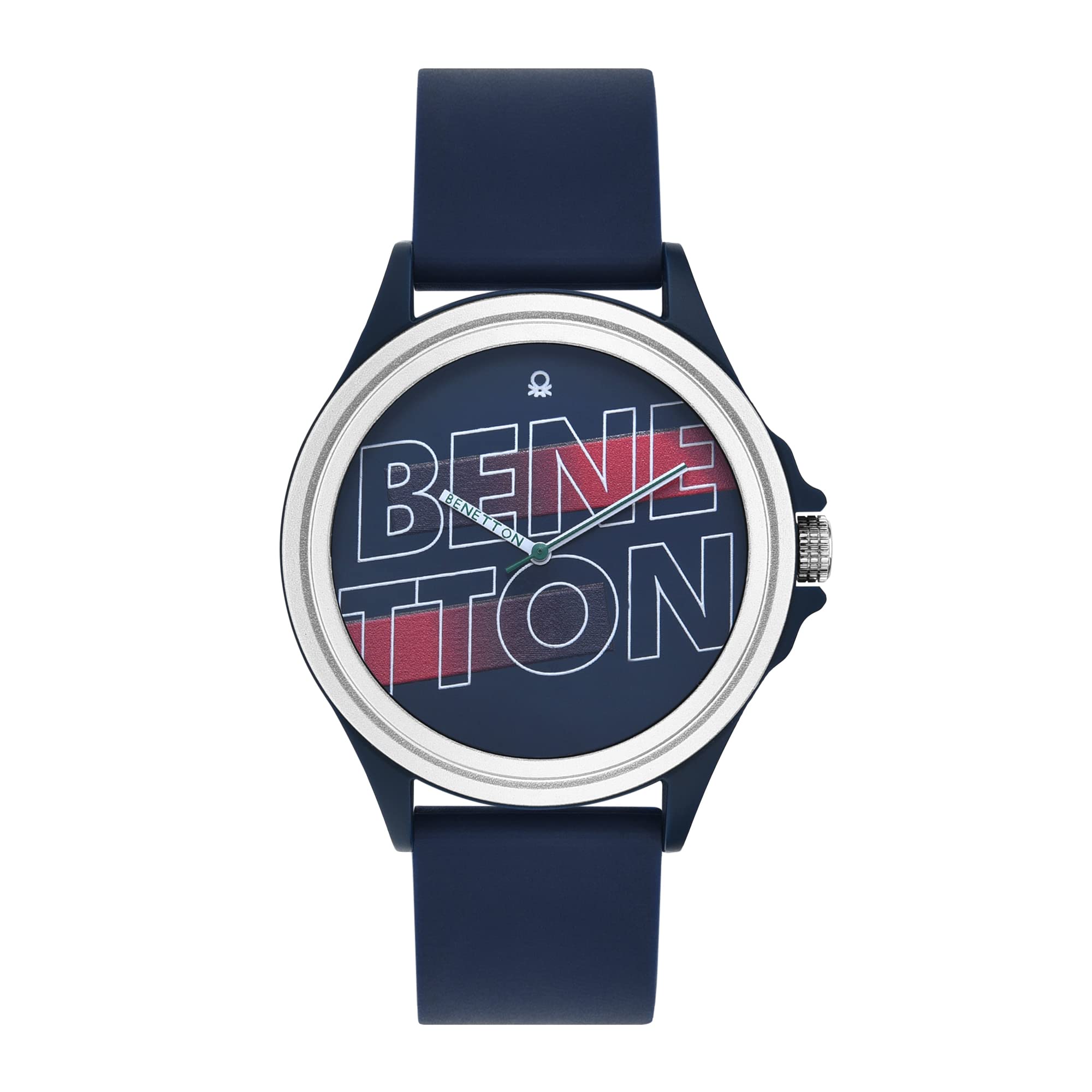 United Colors of Benetton Mens 46 mm Blue Dial Silicone Analogue Watch - UWUCG0301 (B0BQJ9SD2P) Amazon Price History, Amazon Price Tracker