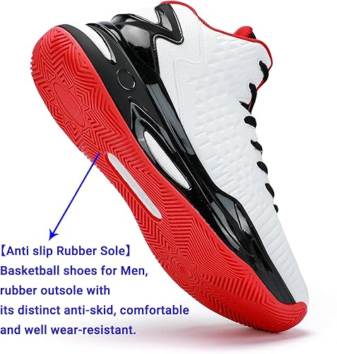 Vista 5 de Beita - Tenis de baloncesto para hombre, transpirables, antideslizantes.