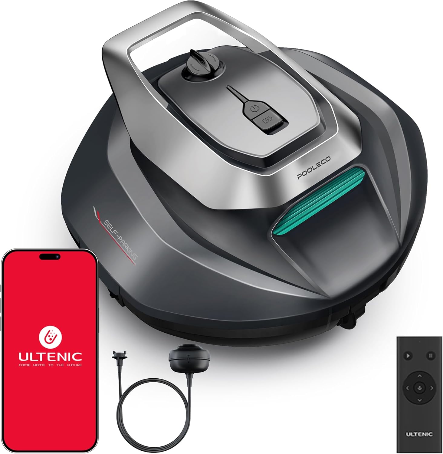 Ultenic S111 Cordless Robotic Pool Cleaner for Above & In-Ground Pools - App & Remote Control, 90 Min Runtime