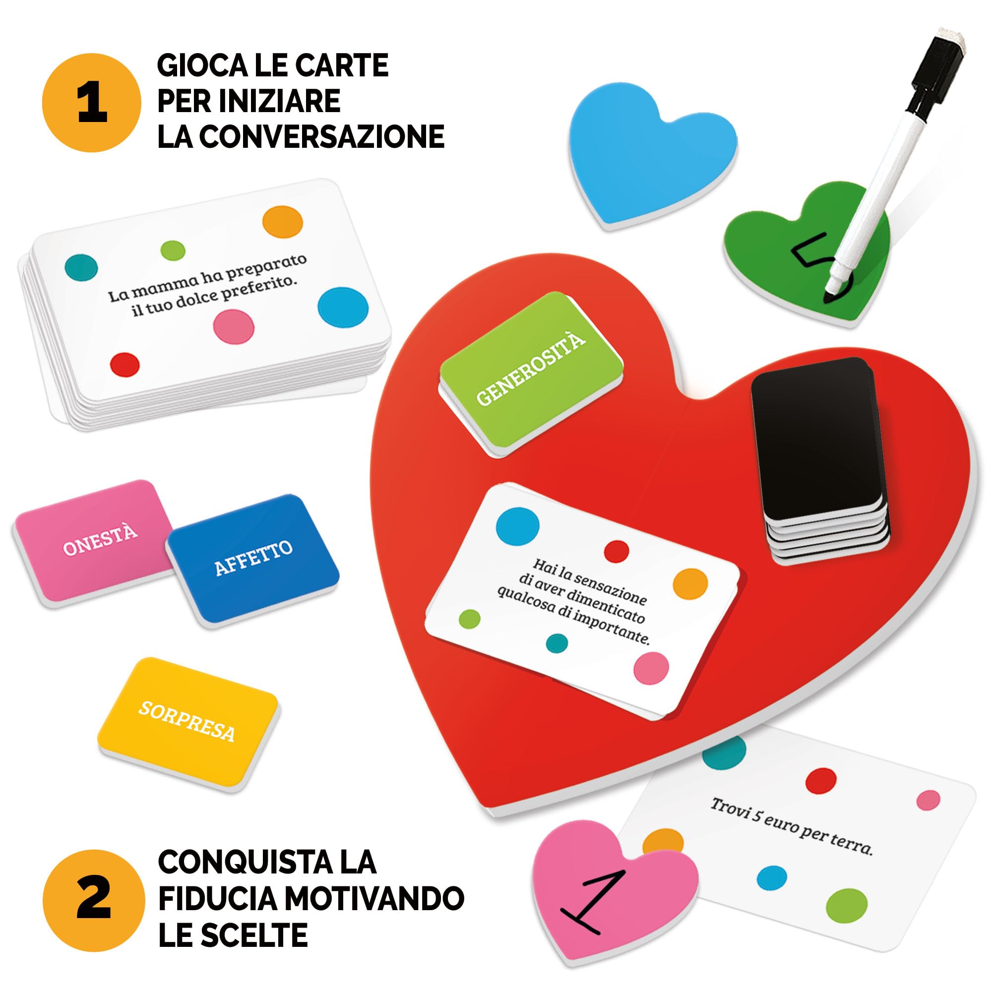 Ludic Twin Cities Gioco Di Memoria Mu27545 - Gioco Da Tavolo In Italiano Per 2-6 Giocatori, Sfida Di Intelligenza Spaziale Per Bambini E Adulti (6+ Anni) - 2