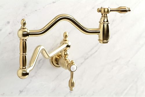 Miniatura 3 de Kingston Brass KS2107TAL Tudor - Llenador de ollas de latón cepillado