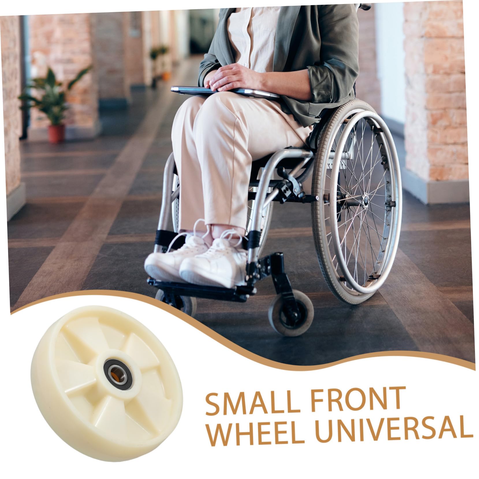 Auslaufrollen für Hubwagen aus Nylon 200x50 Mm mit 47mm Achse und Kugellager für Lager und Logistikzentren Inklusive Drehfunktion und Sanfter Rotation