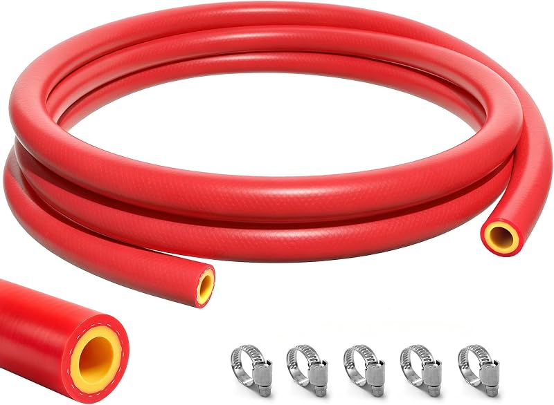 Mangueira de aquecedor em silicone Uselection 8 mm reforçada para arrefecimento – 1,52 m