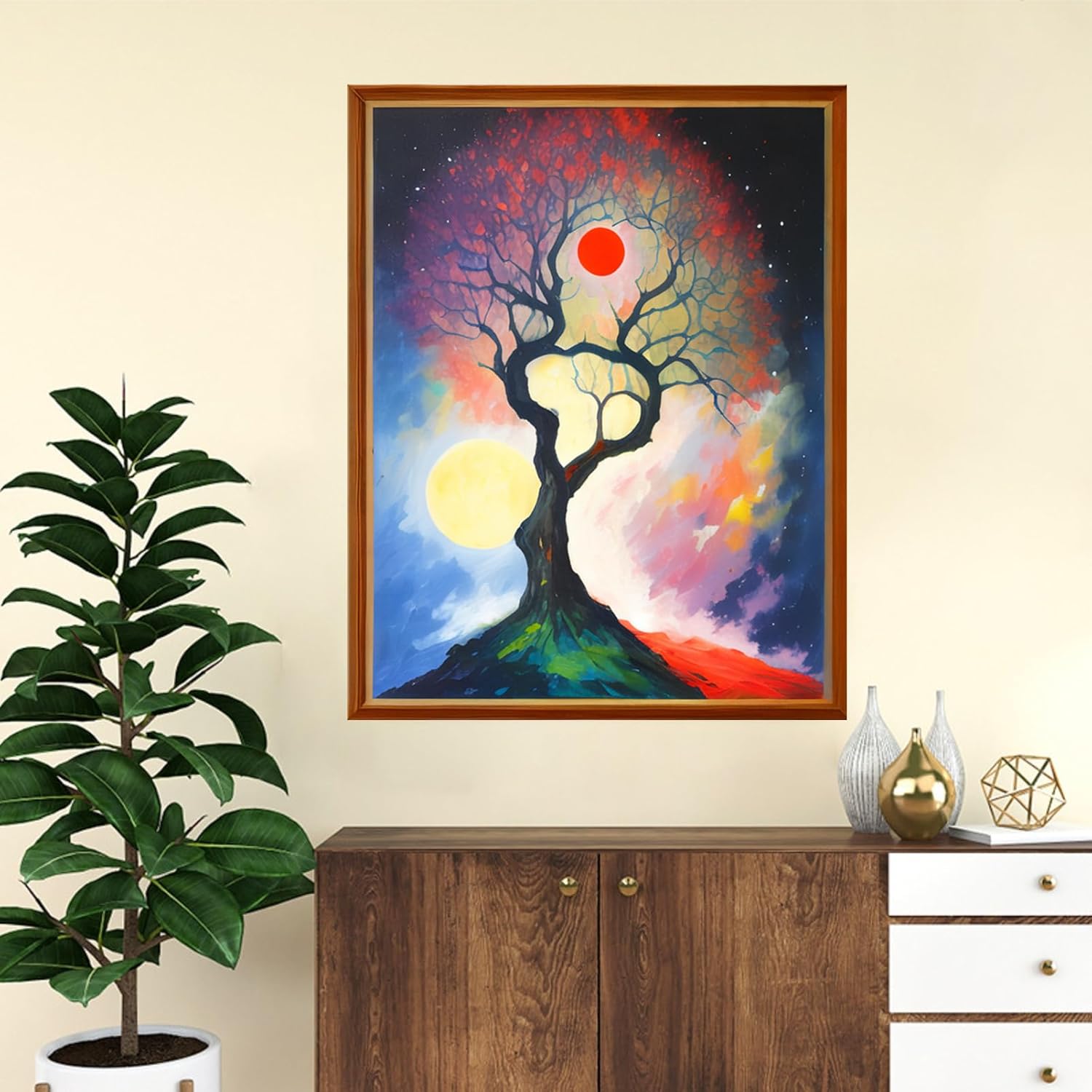 Joyhoor Cross Stitch Kits for Beginners Stamped Cross-Stitch Supplies Needlework preprint Embroidery Kits for Adults DIY Needlepoint Kits Embroidery Patterns 11CT- (NeedleworkColor51)