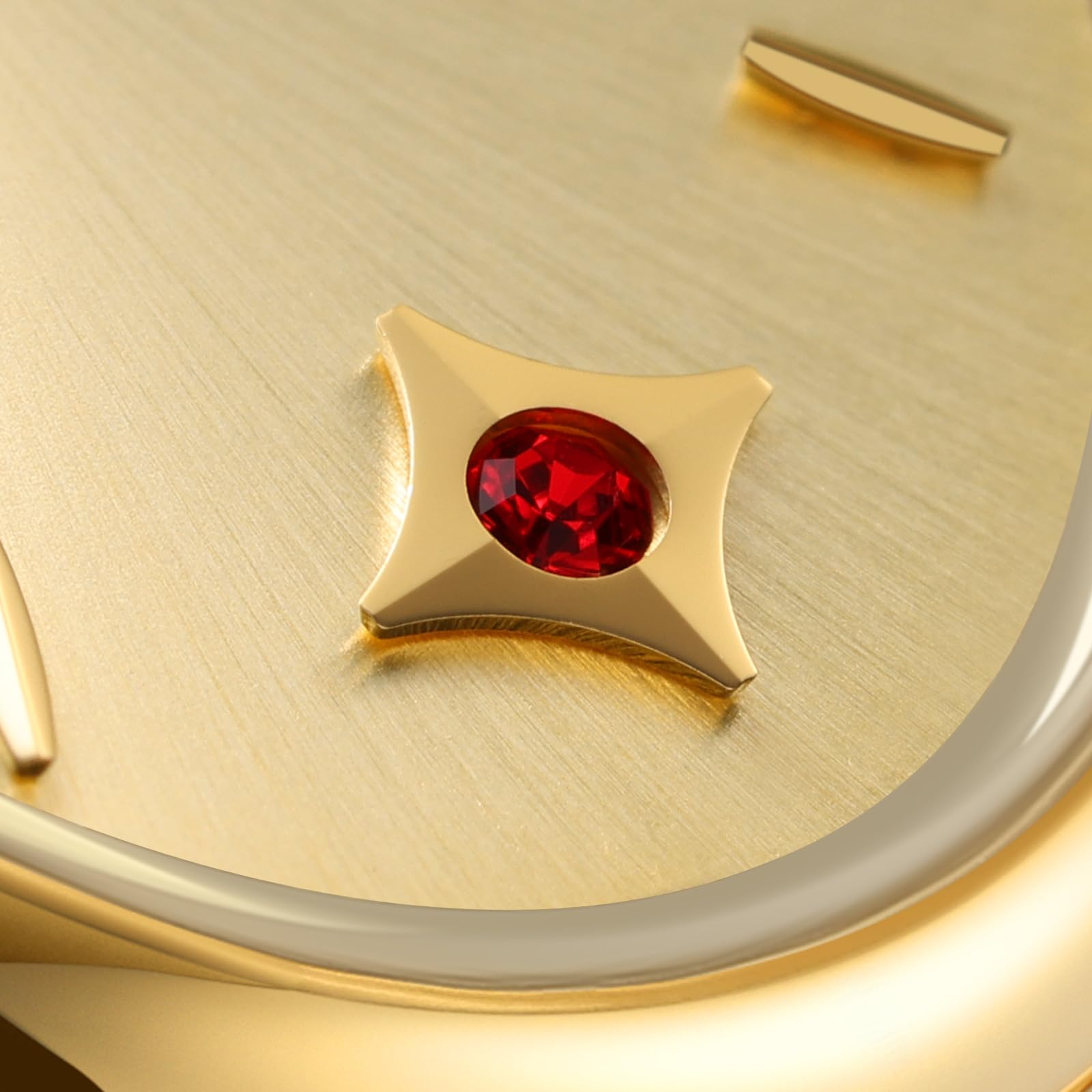 BERNY Relojes de Oro para Mujer Reloj Oval Vintage Movimiento de Cuarzo Reloj de Pulsera de Moda para Damas