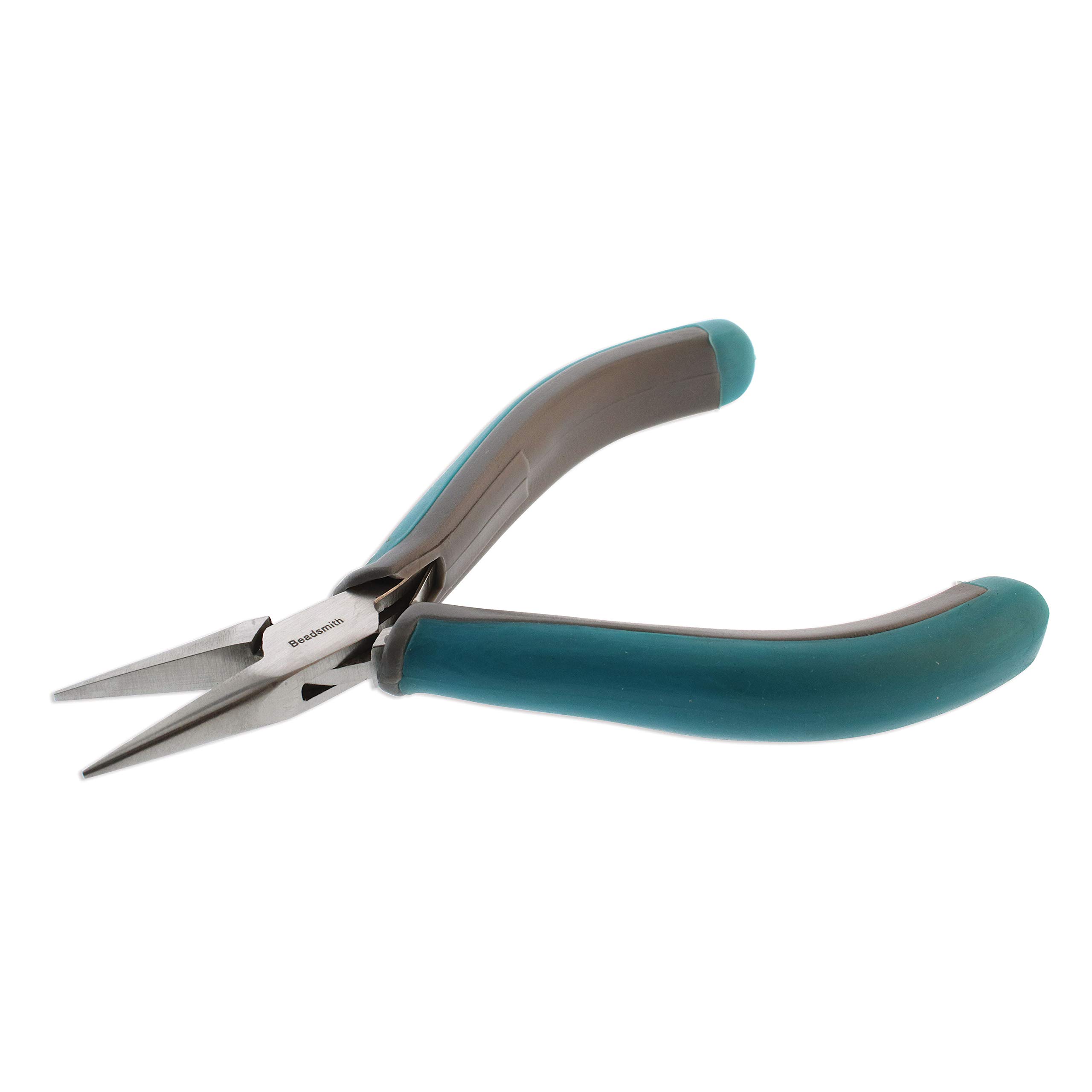 Pinza A Becchi Rotondi Beadsmith 12cm - Gioielleria E Creazione Di Anelli - Impugnatura Comoda In Raso