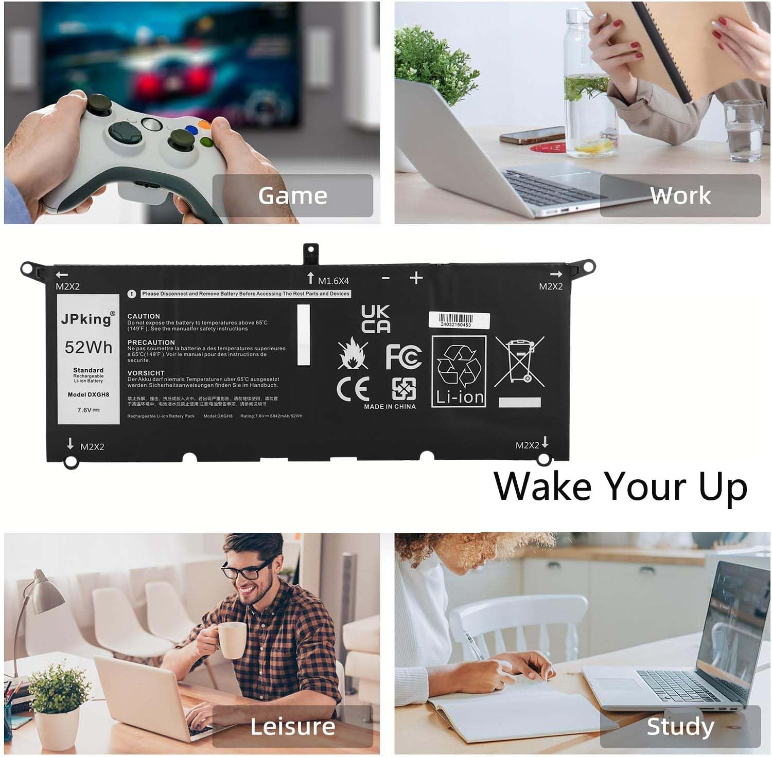 Bàn phím laptop Dell XPS 13 7390, 9305, 9370, 9380 Trắng (LED, BH 6TH