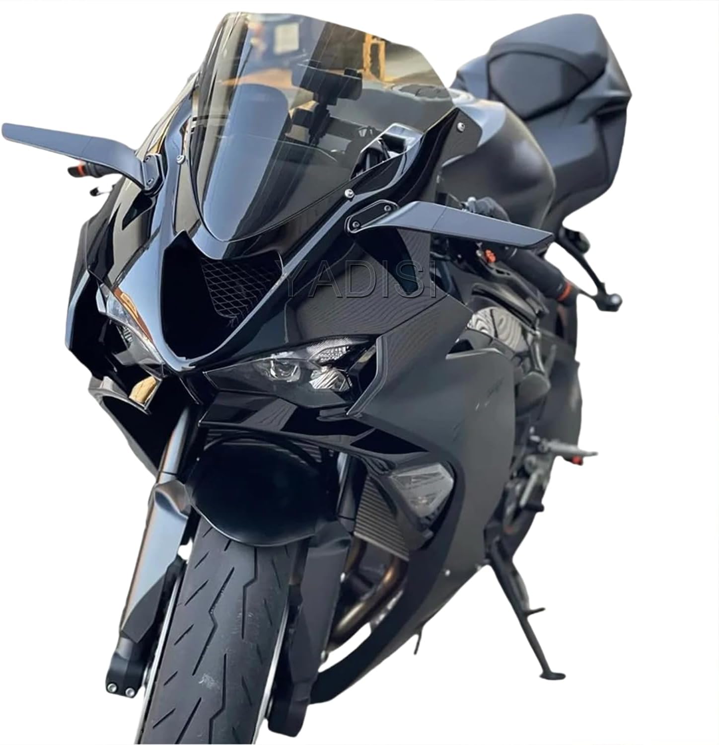 For Ninja ZX4R zx4r ZX4RR zx4rr ZX6R zx6r Ninja 636 Motorcycle Rear View MirrorsAdjustable invisible Mirror Compatible with