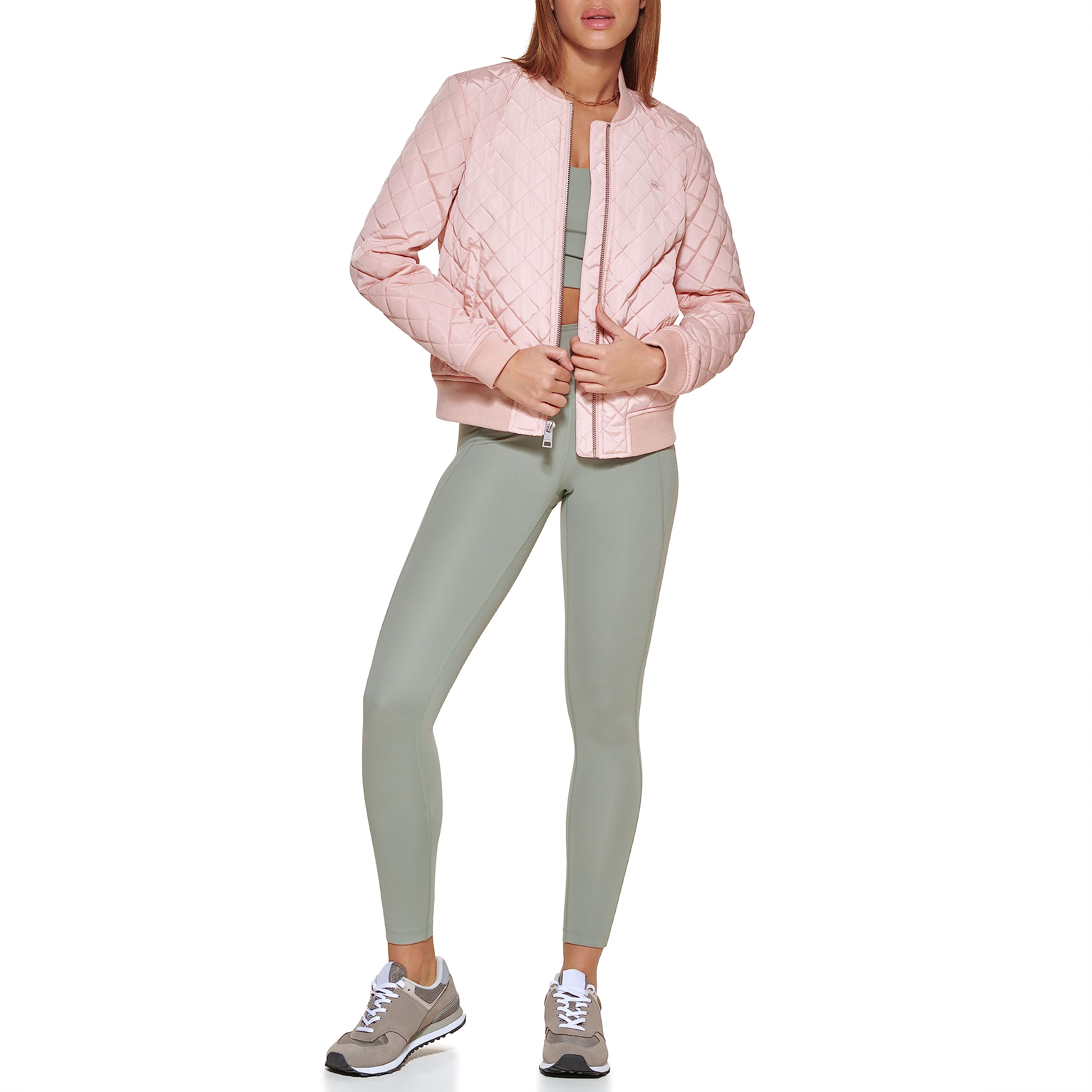 Levi's Women's Women's Diamond Quilted Bomber Jacket With Front Pockets - Regular & Plus Sizes