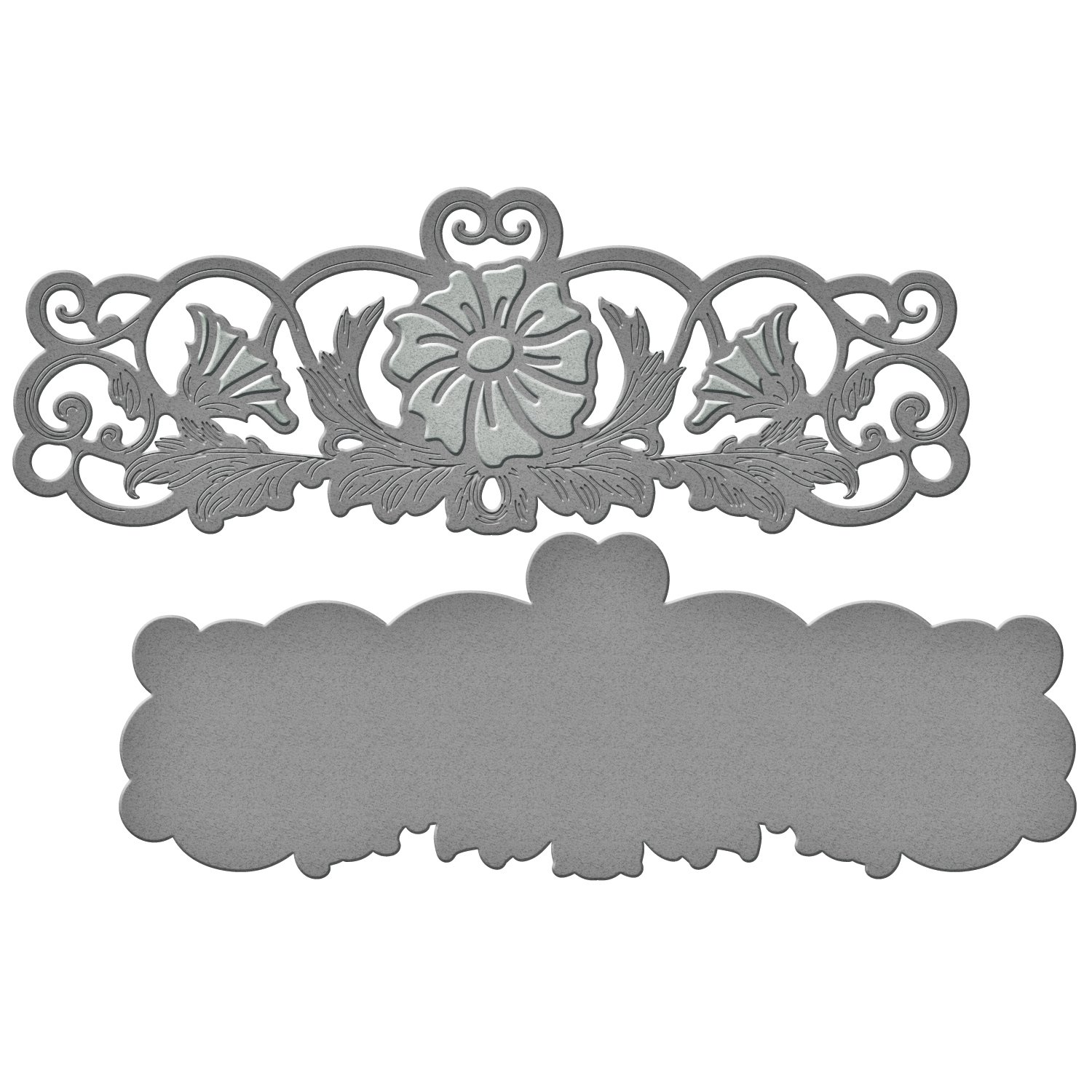 Spellbinders Brown Shapeabilities Dies Acanthus Duality Strip