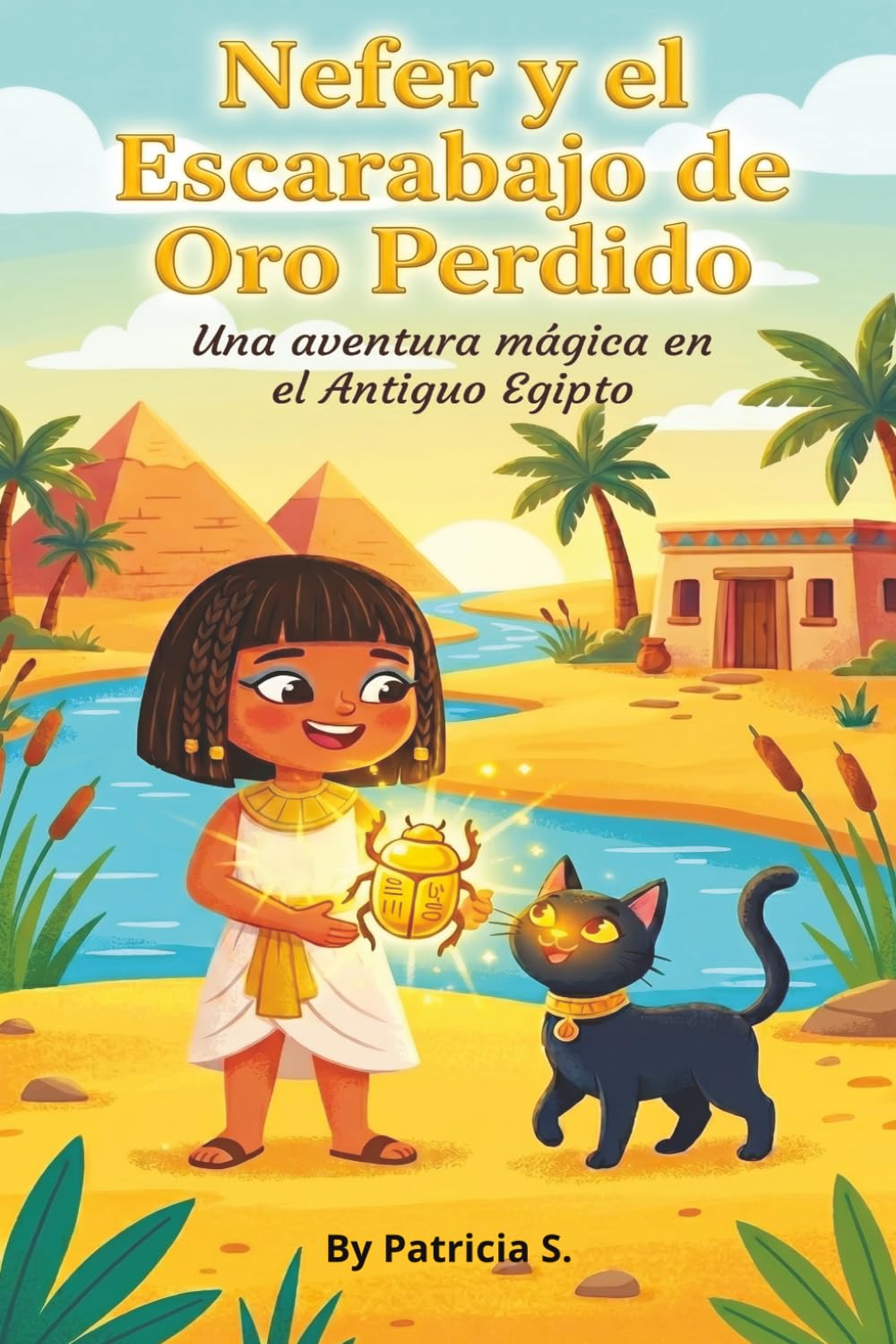 Nefer y el Escarabajo de Oro Perdido: Una aventura mágica en el Antiguo Egipto | Cuento ilustrado para niños de 4 a 7 años