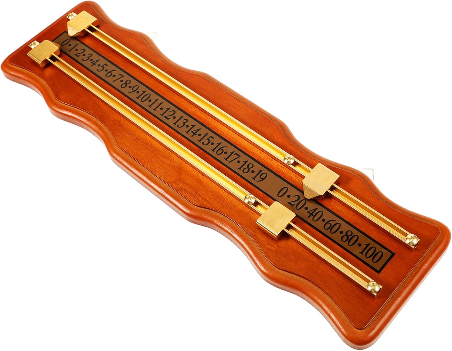 Happyyami Portable Billiard Score Keeper High-Density Board 2-Track Snooker Scoreboard for Sports Easy to Read Tabletop Scoring System for Billiards and Snooker Players