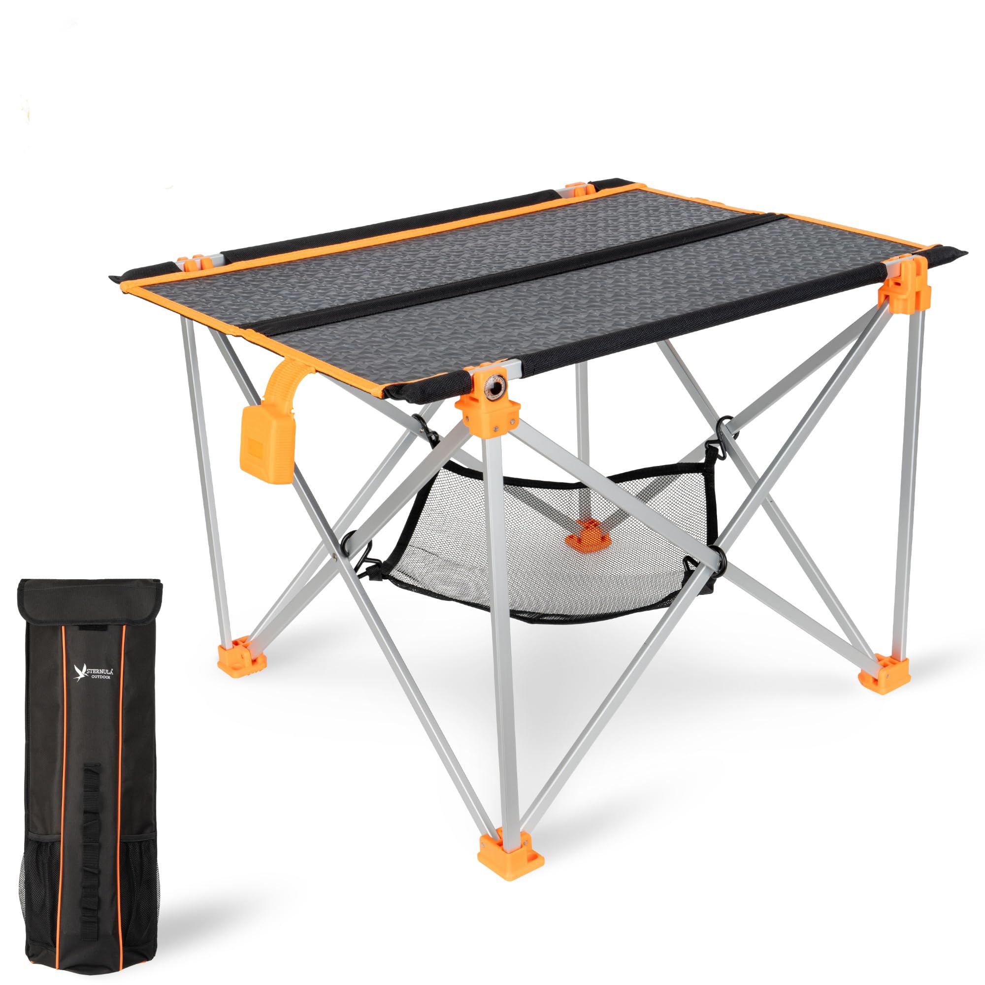 Solar Campingtisch faltbar klein leicht I 33W Solarpanel USB und Klapptisch I Outdoor Ausrüstung Ultraleicht I Solar Ladegerät für Handy I Camping Zubehör
