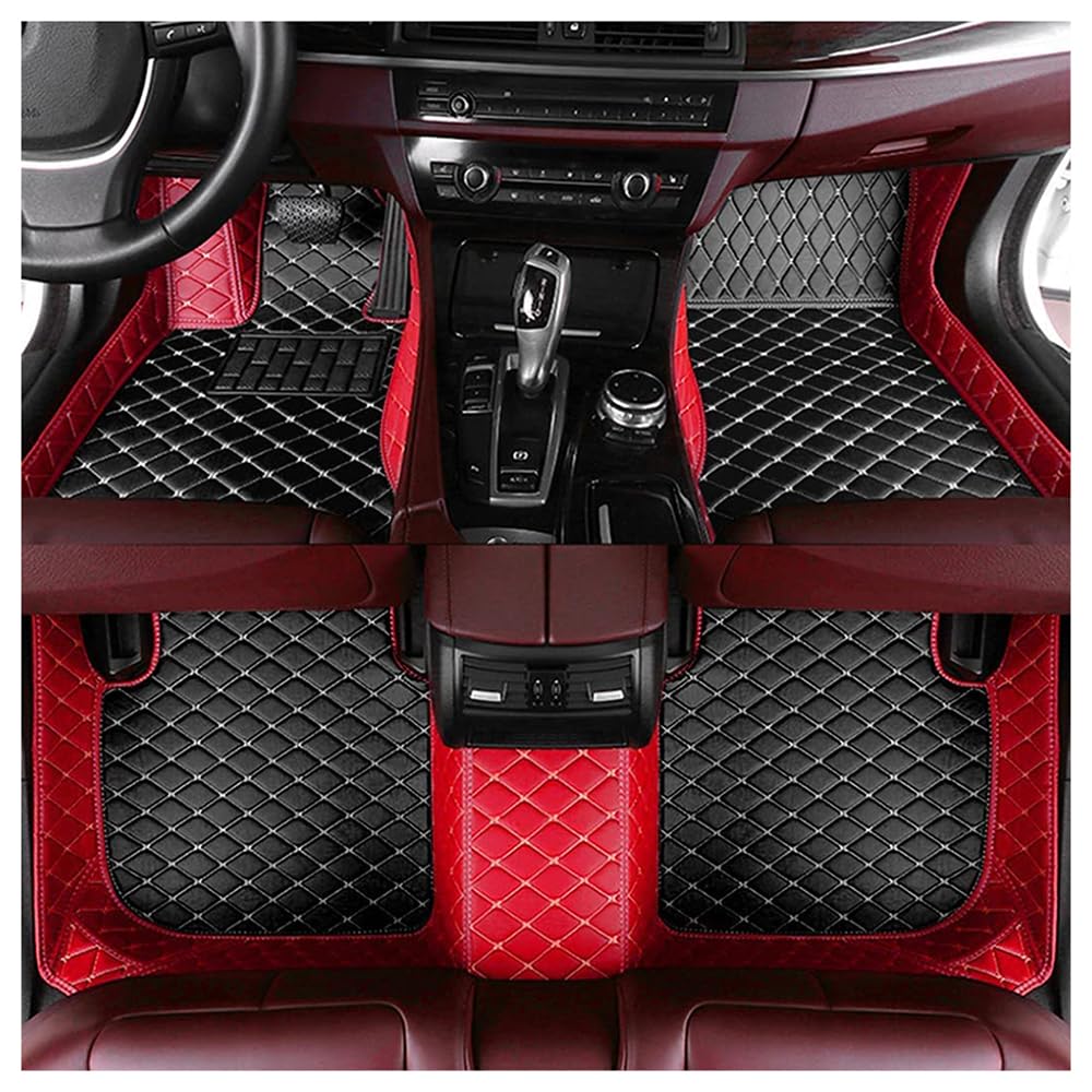 Auto Tappetini per Ford Ranger T9 Raptor Wildtrak XLT Fussmatten 2023 2024, Antiscivolo Impermeabile Tappetino in Tutto Tempo Tappeti Protezione Set Completo Interni Accessori,B