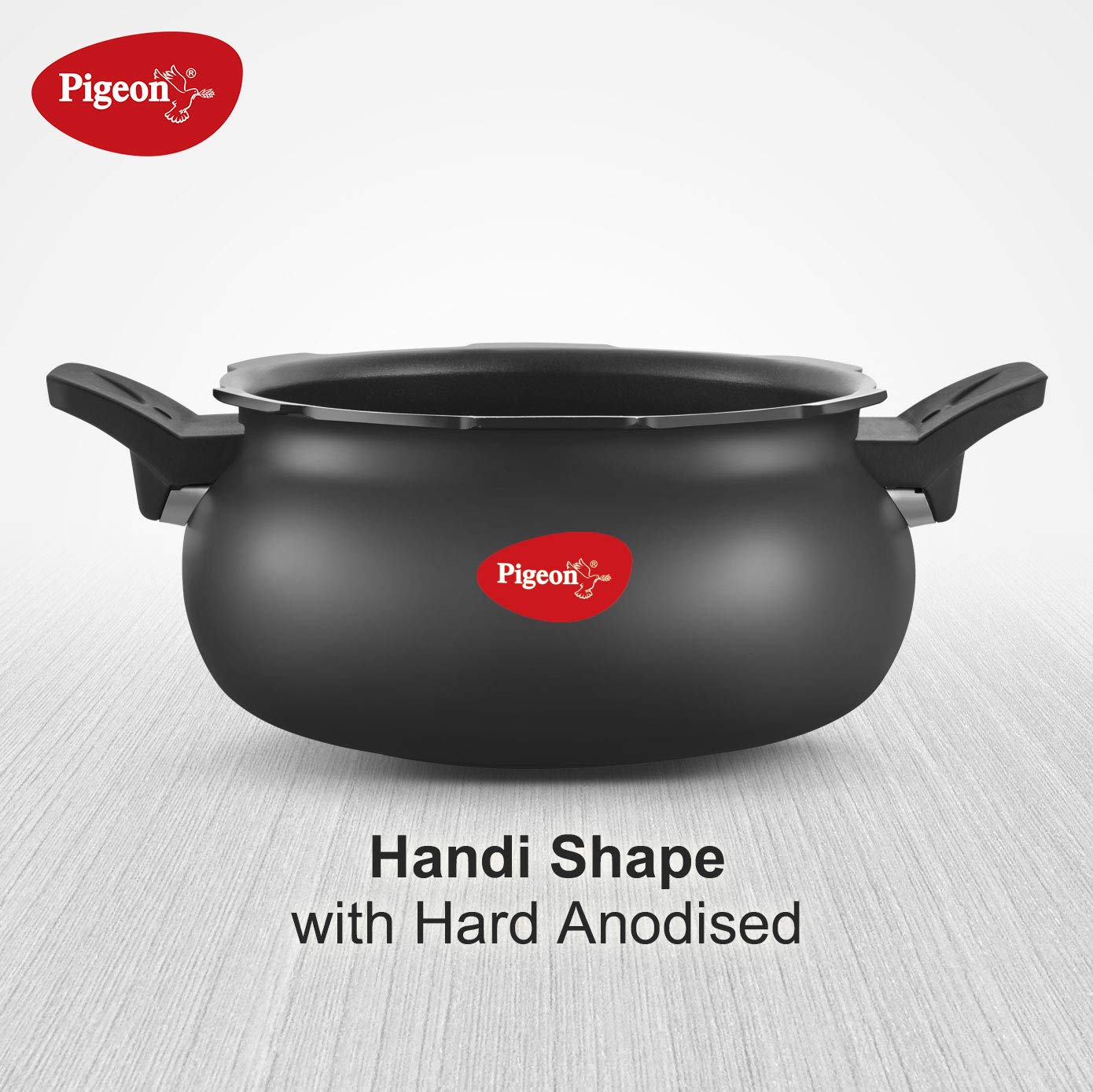 Pigeon All in One Value Pack Hard Anodized Handy shape Pressure Cooker