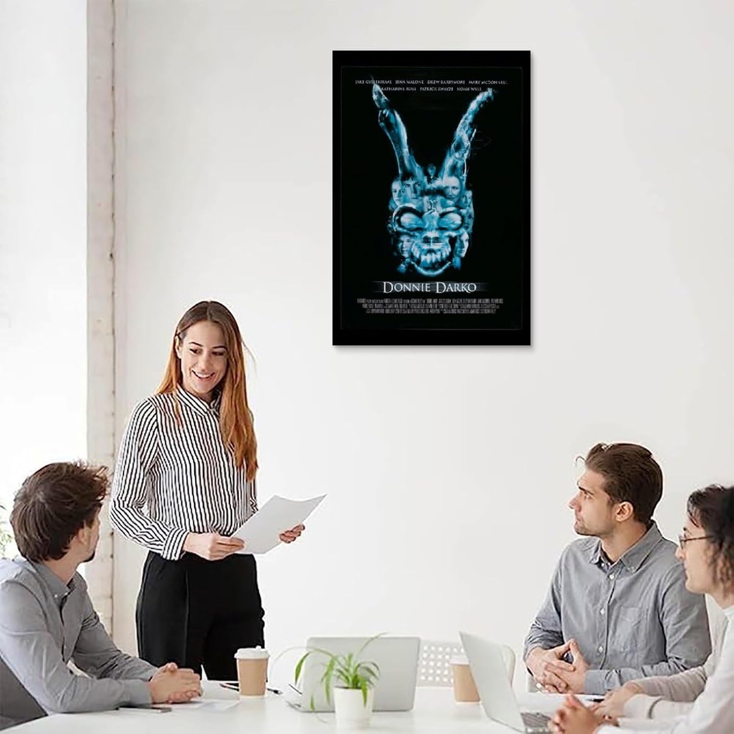 Aokei Donnie Darko Science Fiction Suspense Movie Poster Poster Music Album Cover Poster Wall Art Decor Canvas Poster for Bedroom Artistic Poster Decoration Unframe-style 24x36inch(60x90cm) image 5