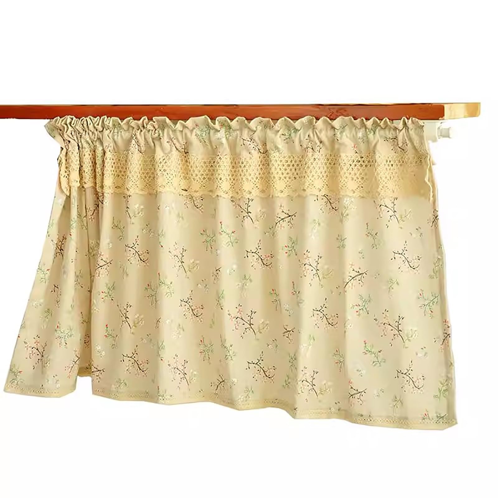 Rideaux occultants en coton Ele Home Decor pour salon et cuisine 140 et 80 cm