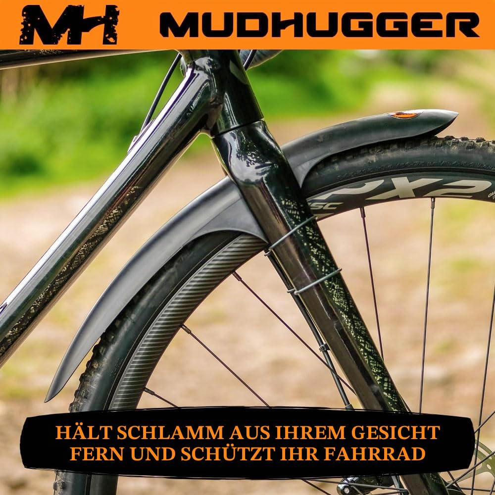 mudhugger front race long schutzblech vorn Gravel Schwarz Sport & Freizeit Model Year:2004 - 2013 What Pros Wear: What Fat Electric Bike