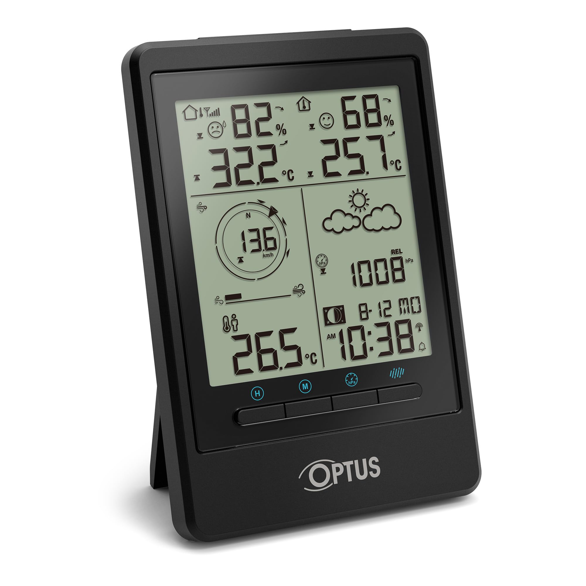 OPTUS Profesjonalna stacja pogodowa Hurricane 5 w 1