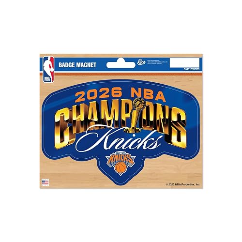 Rico Industries Basketball Knicks Champions Badge Magnet — officially licensed fan gear