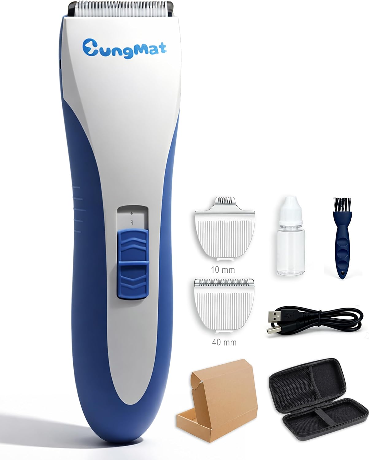 CungMat Electric Seam Ripper Pro Kit with Storage Case, Rechargeable Stitch Remover for Embroidery & Quilting, USB Cordless Sewing Seam Ripper Machine, 2 Blades