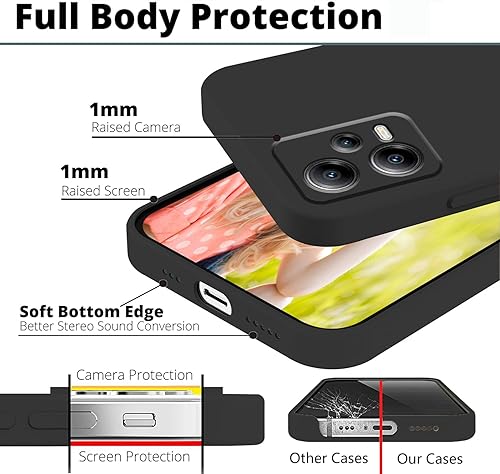 Miniatura 5 de Compatible con Redmi Note 12 Pro Plus Funda Silicona Líquido Verde Oscuro, Suave Tacto Suave Xiaomi Redmi Note 12 Pro Plus Funda de teléfono