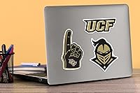 Vista 4 de Universidad de Florida Central - Paquete variado de 9 calcomanías de vinilo grandes de lujo - Laptop, botella de agua, álbumes de recortes, tableta