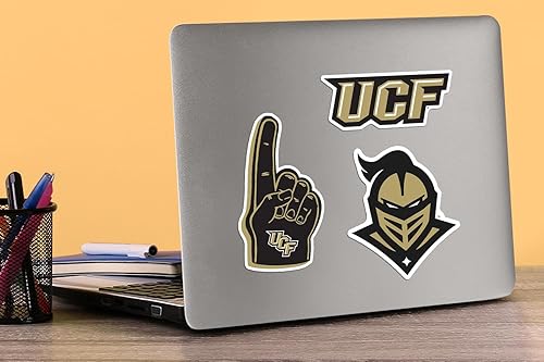 Miniatura 4 de University of Central Florida - Juego de 9 calcomanías de vinilo grandes de lujo de 9 quilates, para laptop, botella de agua, álbumes de recortes,