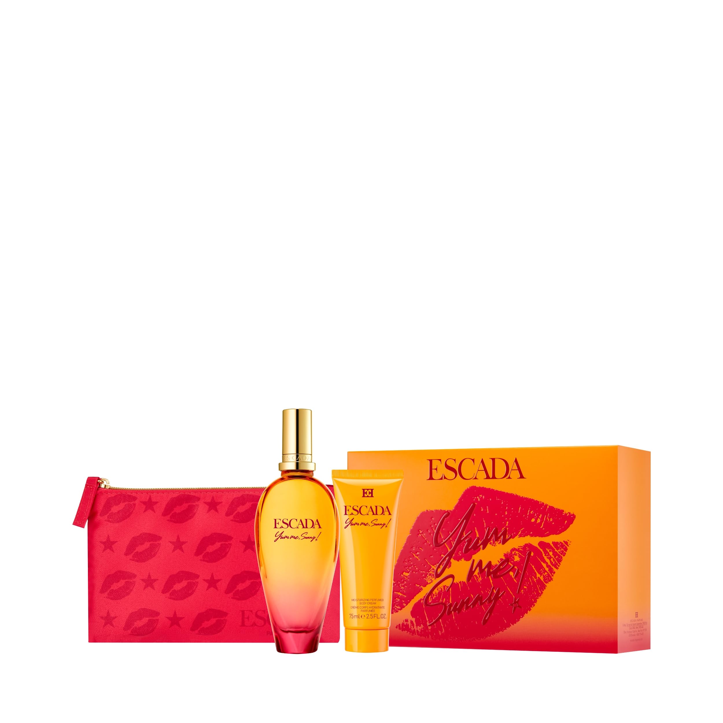 Escada Yum Me, Sunny! Eau de Parfum para Mujer – Set de Regalo Trio