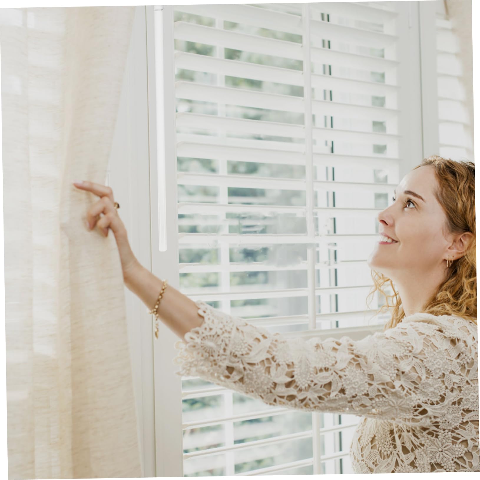 DOITOOL Tige De Remplacement pour Store Vertical Tige Inclinaison Transparente avec Crochet Détachées pour Stores