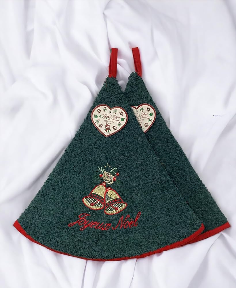 Villages De Provence - Torchon Essuie Mains Un Savon - Rond Avec A 818079