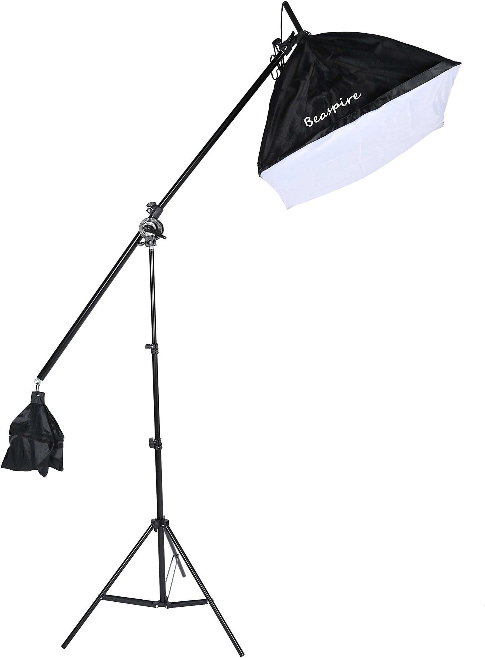Photography Softbox Light Lighting Kit Studio Lights Continuous Photo Light Equipment Studio Light Softbox with 85W 5500K Light Bulb,Light Stand Tripod and Reflector Photography Accessories [1 Set]