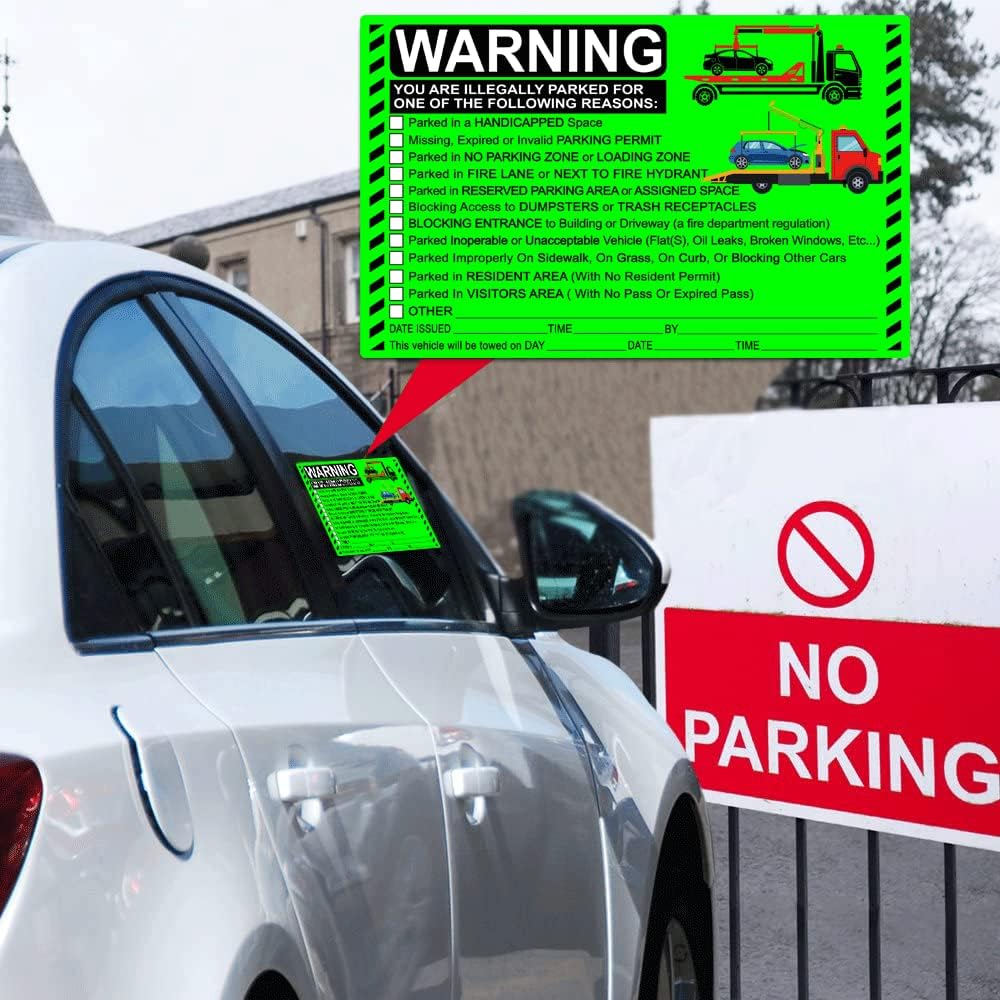 Buy Parking Violation Stickers Hard to Remove You are Illegally Parked