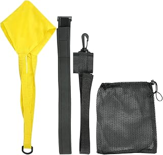 Paracaídas de natación, cinturón de resistencia para entrenamiento de fuerza, 20/30/40 cm, paracaídas de entrenamiento para niños y adultos