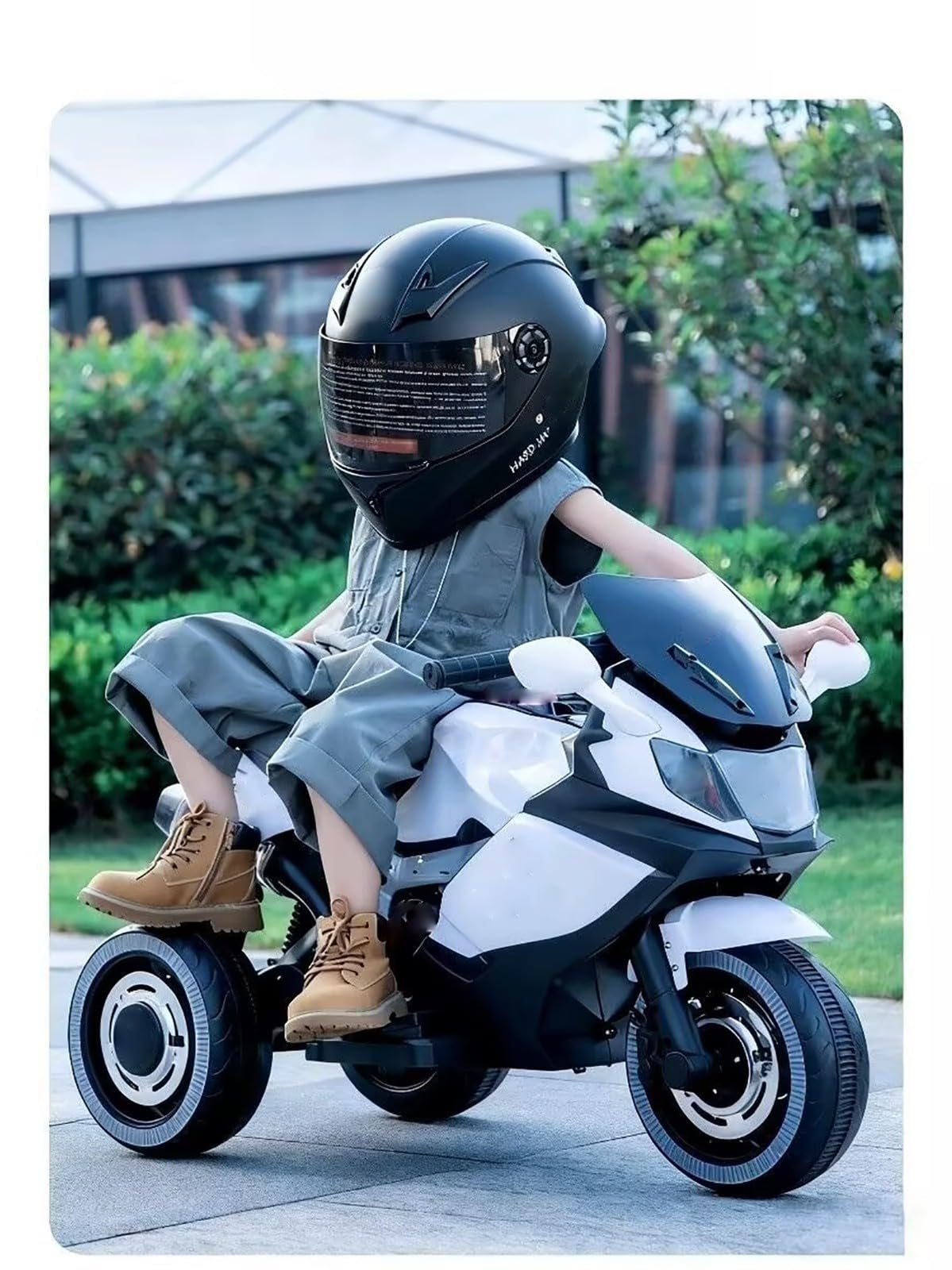 Casco De Moto para Niños, Casco Pequeño para Moto Cruiser, Scooter, Ciclomotor Y Karts, Homologado por Dot/ECE, Casco Integral De Moto con Guantes.
