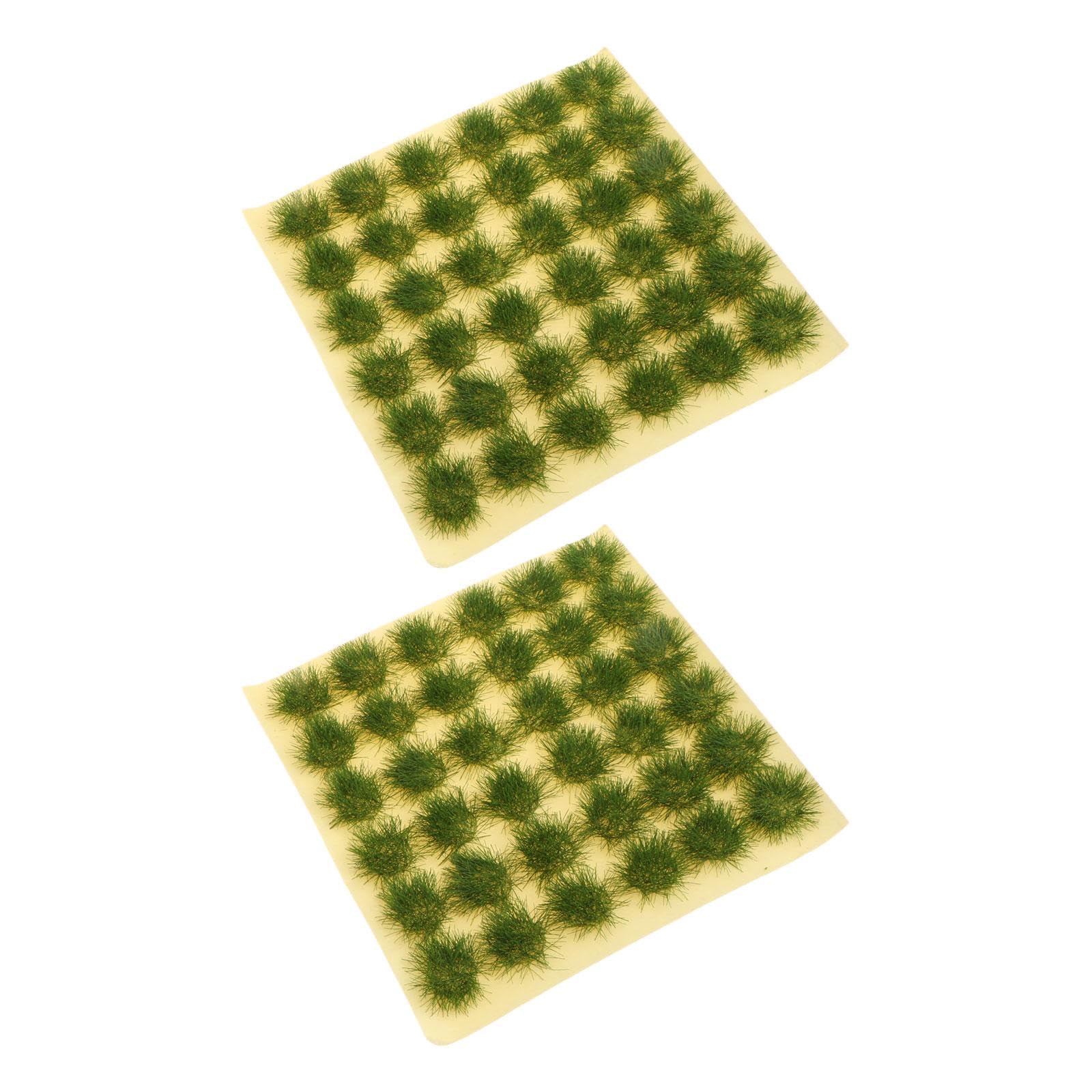 Cluster Grass Scene Grass Tufts Model for Decoration Train Railway Accessory Green|Toys & Hobbies|Toys & Hobbies|Toys & Hobbies|2 Sheet Grass Clusters (36pcs Mini Grass)-image-7