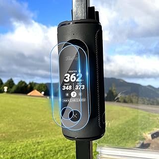 Karltys 2-Pack Screen Protector for Blue Tees Golf Player+ GPS Speaker — Tempered Glass, HD Clear, Anti-Scratch Screen Protector for Golf GPS speaker Accessories