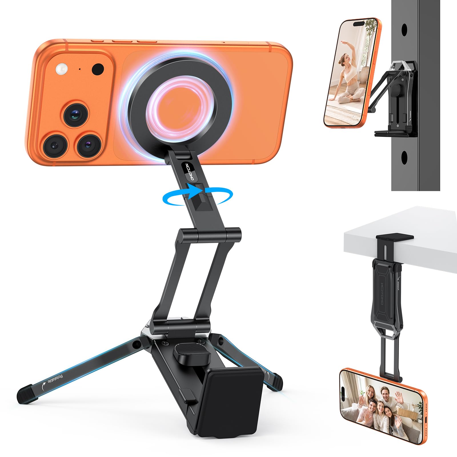 Amazon.com: OMOTON TP02 Magnetic Phone Tripod for MagSafe, 360