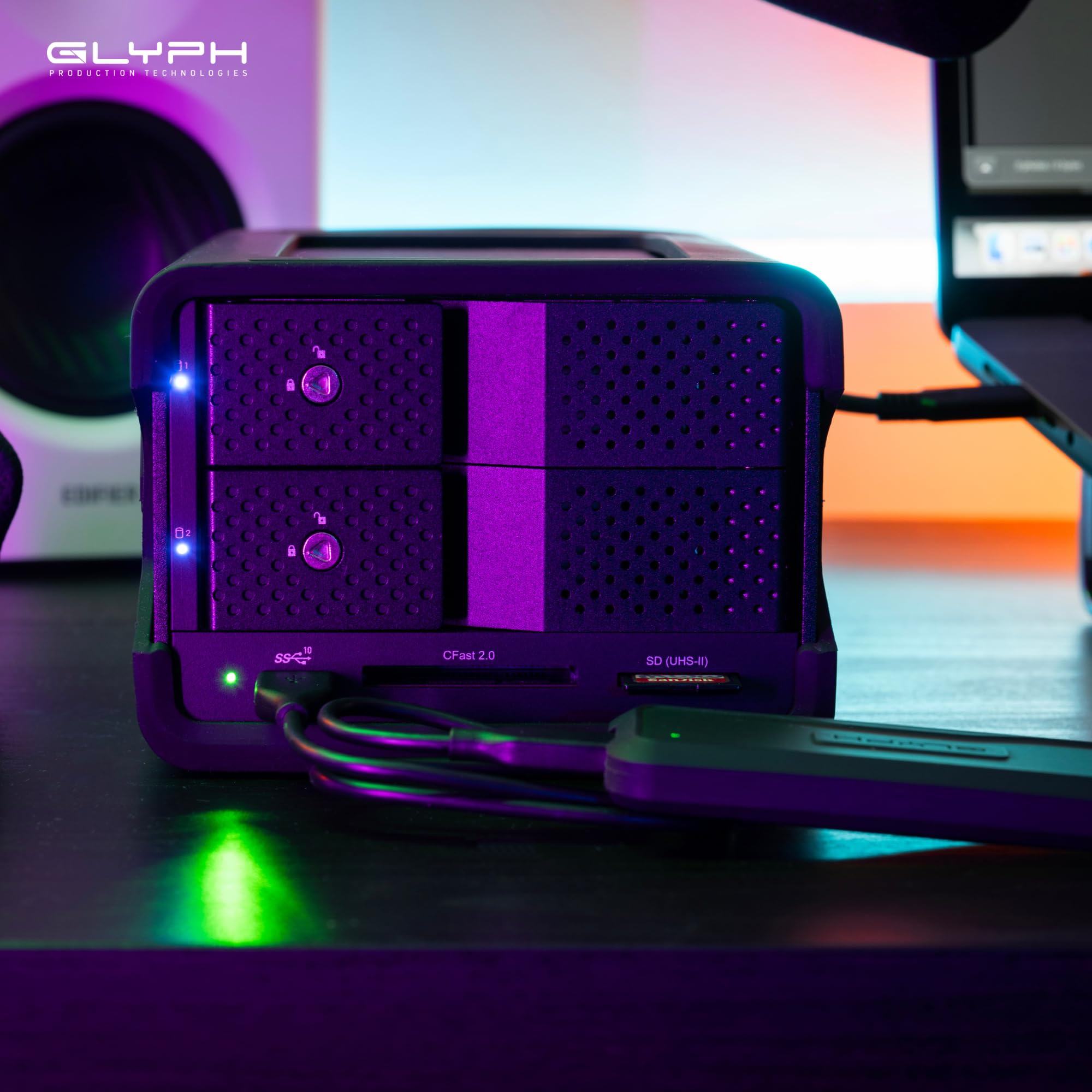 Amazon.com: Glyph Blackbox PRO RAID Thunderbolt 3 Hub Desktop 
