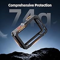 Vista 7 de AMAZEAR Funda protectora de metal para accesorios DJI Osmo Action 6, jaula multifunción Action6 Pro, carcasa de aluminio más fuerte con tapas