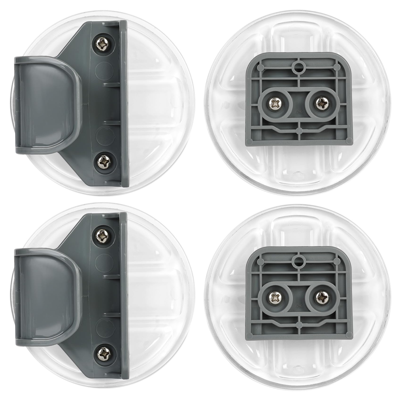 Photo 1 of Miumoon No Drill Retractable Baby Gates Parts, Medium Size No Drilling Accessory for 71" Miumoon Retractable Gate (Gray, Medium)
