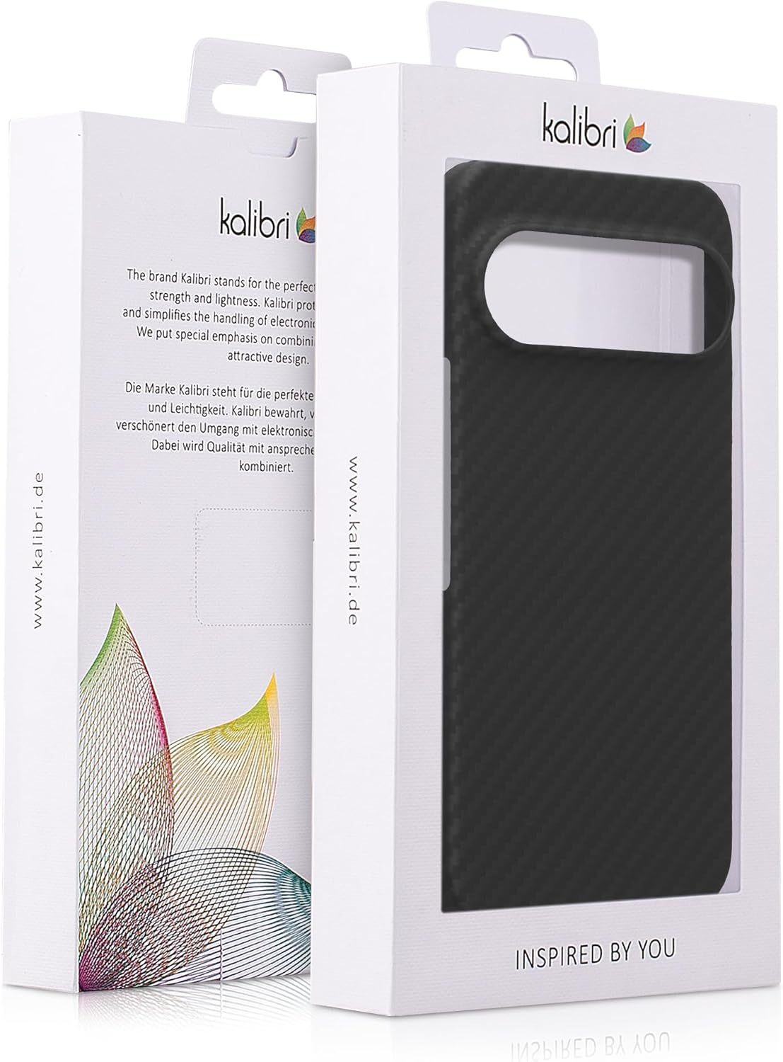 kalibri Aramid Fiber Case Compatible with Google Pixel 10 / Pixel 10 Pro - Case Super Slim Strong Protective Phone Cover - Black Matte