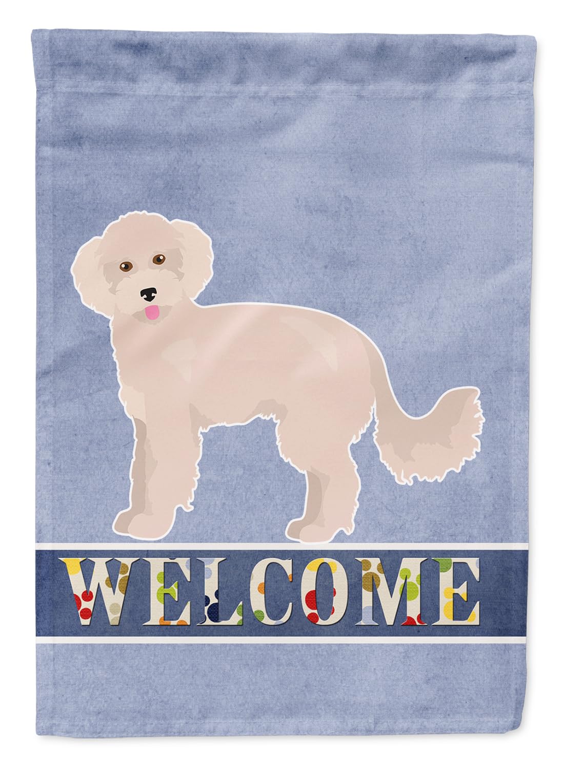 Drapeau Maltipoo touchant pour célébrer la présence de votre compagnon