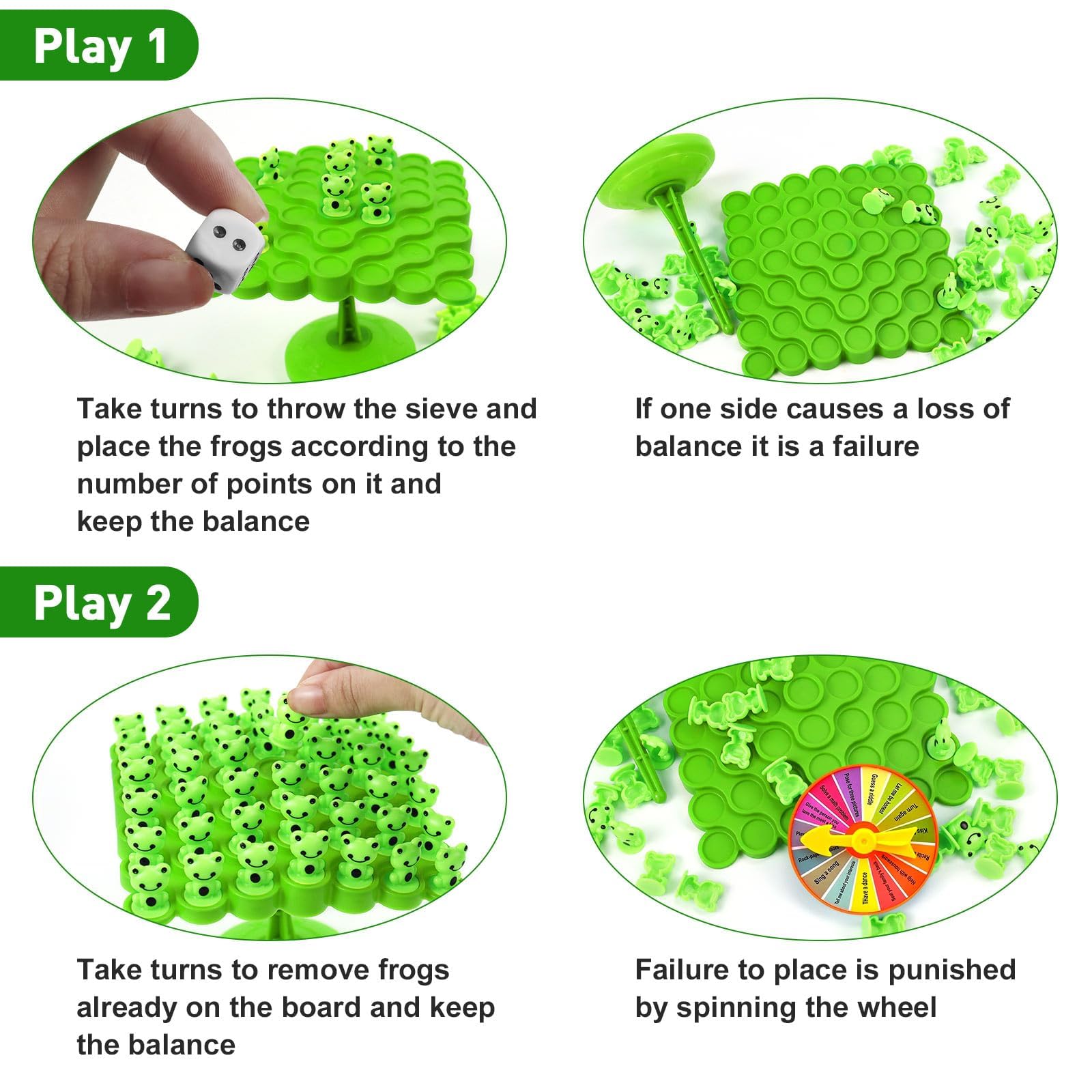 Juego De Rana De árbol Equilibrada Para Niños, Juguete Educativo Montessori Entrenamiento De Pensamiento Habilidad De Equilibrio