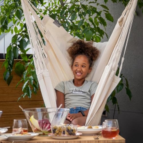 Vista 174 de LA SIESTA - Hamaca de algodón orgánico, modelo Habana Turrón