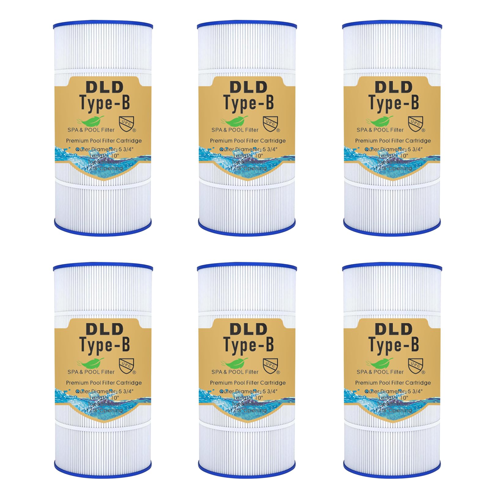 Filtre piscine type B pour des baignades sereines en famille Lot de 6