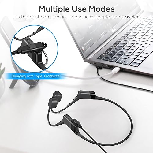 Miniatura 5 de Cable de carga de repuesto para AfterShokz Aeropex AS800/OpenComm/OpenRun/OpenRun Pro, cable de carga rápida magnético para auriculares de