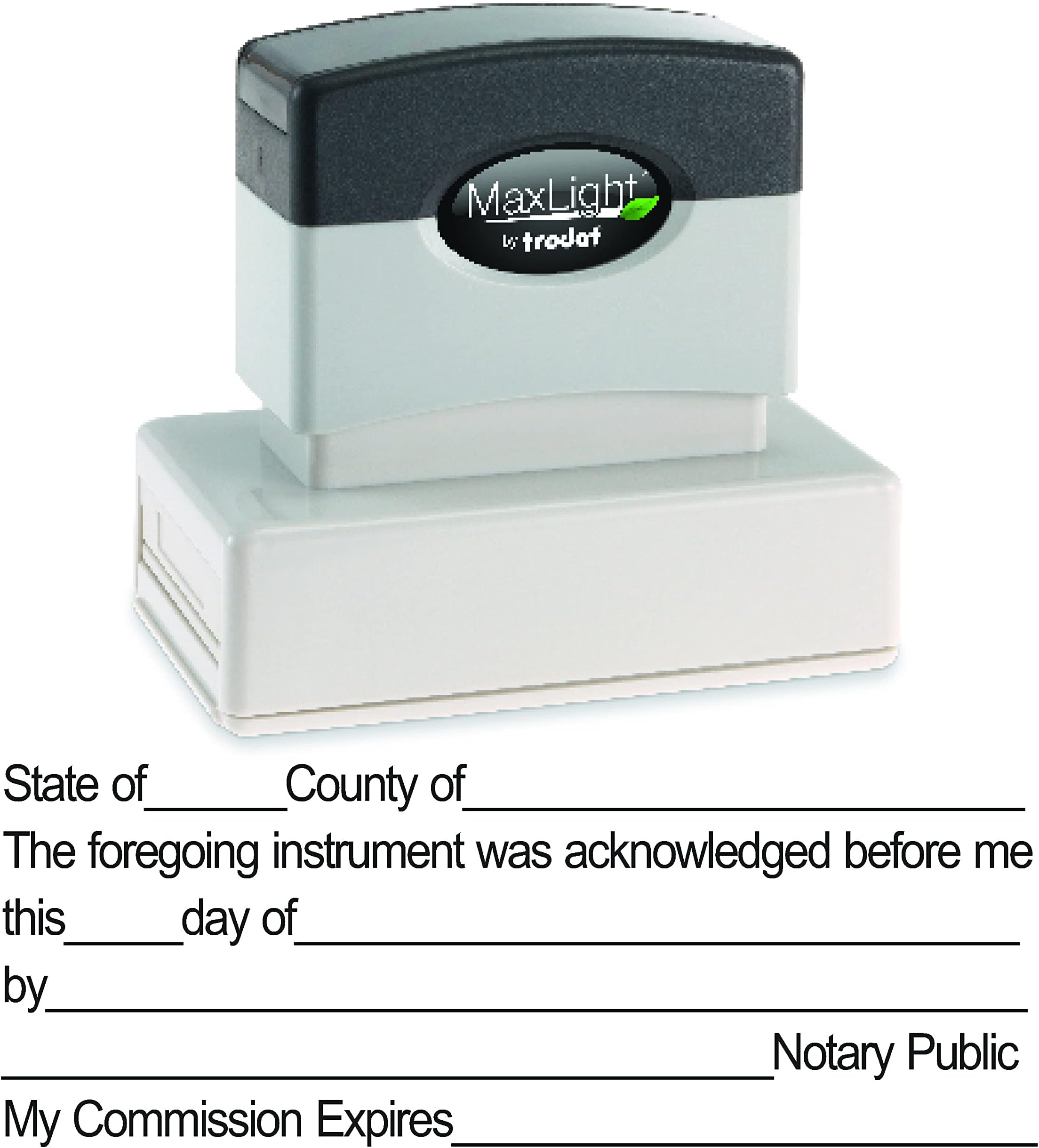 Notary Acknowledgement Stamp